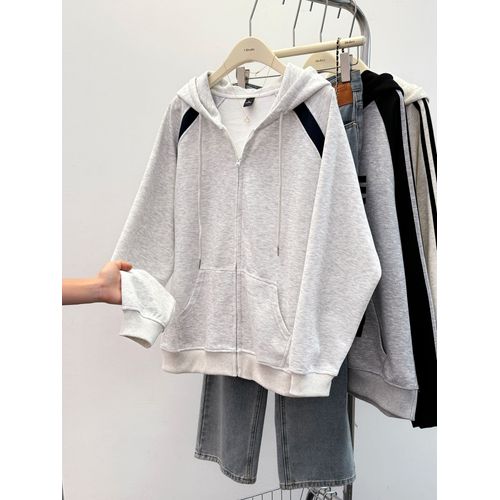 Sweats À Capuche Pour Hommes Et Femmes, Style Fin, Tendance Début De Printemps, Cardigan À Fermeture Éclair, Haut À Capuche