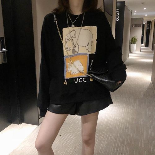 Veste Sweat-Shirt Ample Et Fine Pour Femme