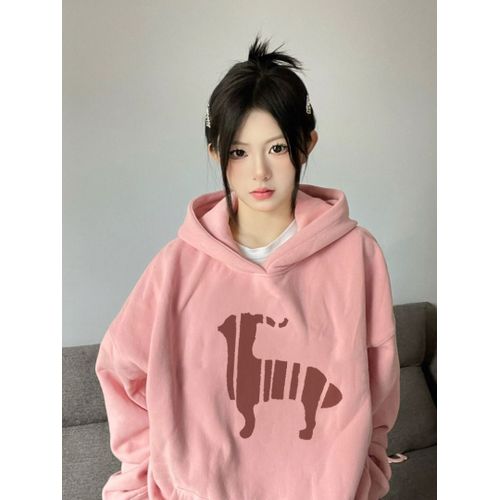 Sweat-Shirt À Capuche Fin Et Épais En Velours Pour Femme, Veste De Niche Tendance Automne Et Hiver