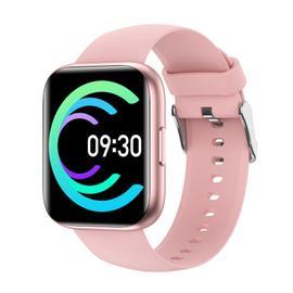 Chrono - Montre Connectée Femmes Rose Smartwatch Sport Podomètre