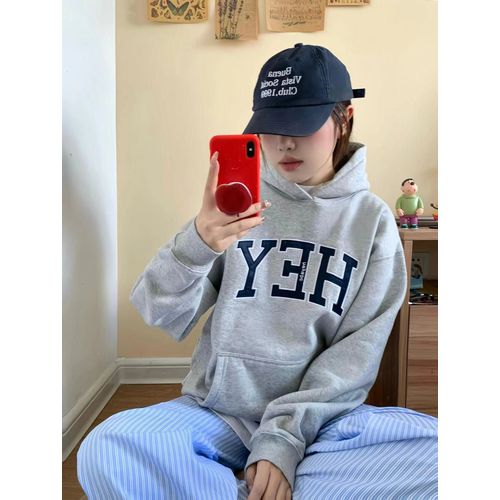 Sweat À Capuche Imprimé En Coton Pour Femme