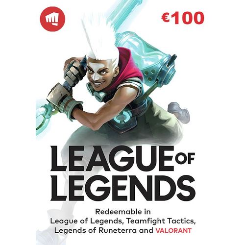League Of Legends Gift Card - 100 Eur (Europe & Uk)