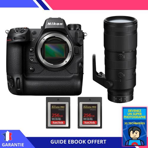 Nikon Z9 + Z 70-200mm f/2.8 VR S + 2 SanDisk 256GB Extreme PRO CFexpress Type B + Ebook 'Devenez Un Super Photographe' - Hybride Nikon