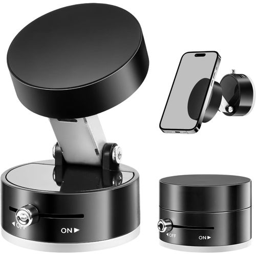Kalanka-Support De Téléphone Portable Magnétique Pour Voiture - Pliable - Avec Ventouse Rotative À 360° - Pour Tableau De Bord