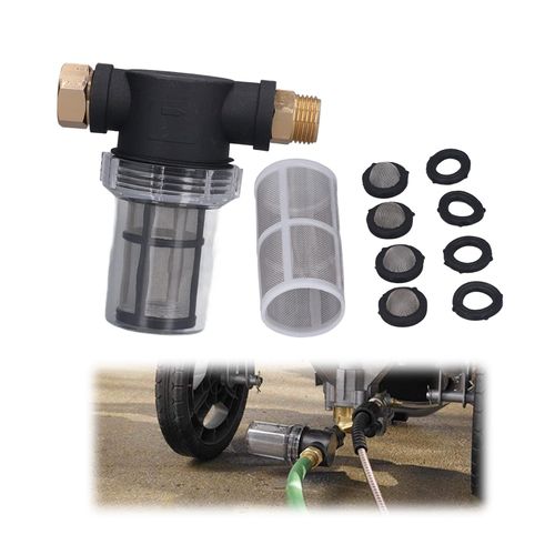 Pipeline Filtre De Pompe à Eau 3/4"" Filtre De Tuyau D'Arrosage Filtre Eau Filtre Pour Nettoyeur Haute Pression, Accessoires Pour Outillage De Jardin