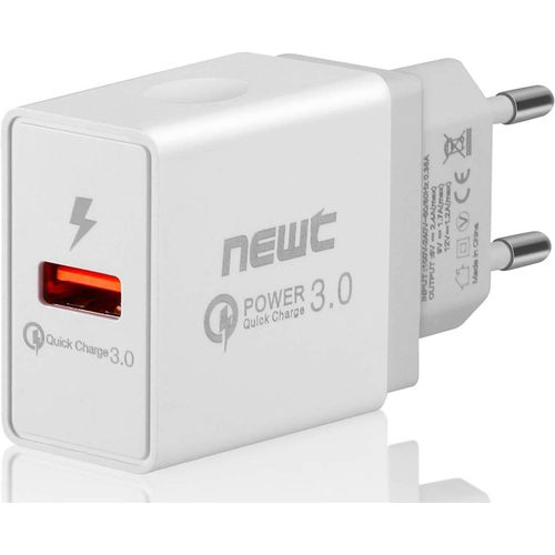 Ayu-Chargeur Secteur Mural Usb,(Quick Charge Usb 3.0 18w) Ultra Rapide Adaptateur Usb 3.0 Pour Samsung Galaxy S9 / S8 / Note 8, Lg G5 / G6, Nexus 5x / 6p, Iphone, Ipad Pro/Air, Moto G4 Etc¿