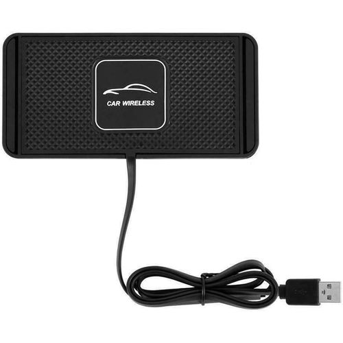 AYU-Tapis de Chargement sans Fil pour Voiture,Tapis de Chargement Rapide sans Fil QI, Tapis antidérapant, Support de téléphone pour Samsung