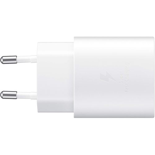 AYU-Chargeur USB C, Adaptateur Secteur 25W Ultra Rapide, Adaptateur USB C vers USB, Chargeur samsung Charge Rapide, Chargeur Original, sans câble, Blanc