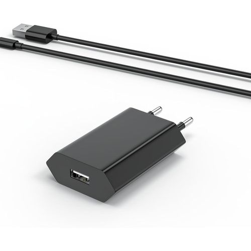 AYU-Chargeur Iphone 8, Chargeur pour Iphone 11, XR, SE, 7, 10, SE 2022, SE 2020, X, 8 Plus, 6, avec 2M Câble USB Prise Adaptateur Secteur 5W