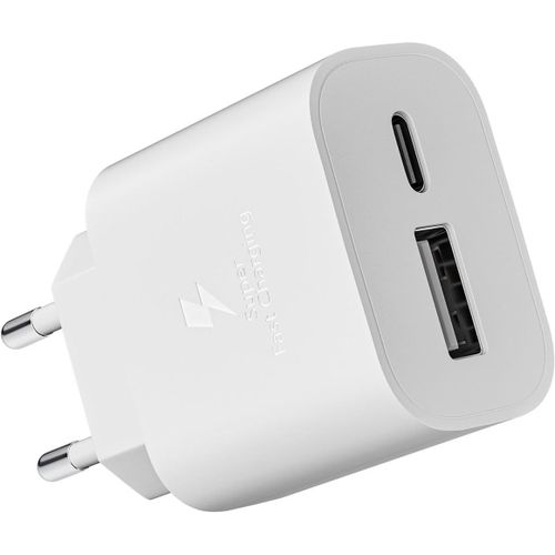 Ayu-Chargeur Usb C, 25w 2 Port Prise Usb-A & Usb-C Chargeur Rapide Adaptateur Type C Secteur Pour Apple Iphone 16/15/14/13/12/11/Pro/Max X Xs Xr 8 7 6s Plus Mini Se, Ipad, Samsung, Google T¿¿L¿¿Phone