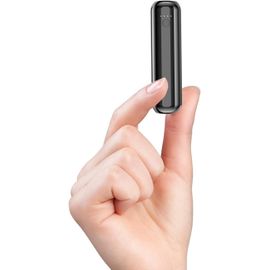 Ayu-Mini Batterie Externe 5000mah Ultra Compacte Power Bank De 2.4a Charge Rapide,Batterie De Secours Chargeur Portable Universel Pour Iphone14 13 12 11 X 7 8 Ipad Huawei Samsung (Noir)