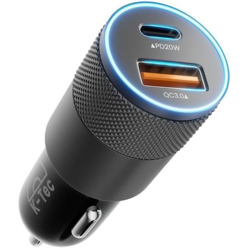 AYU-Allume Cigare Charge Rapide 38w, Double Port USB-a et USB-c, Chargeur pour Voiture Compatible avec iphone 12-14 pro-15pro Max, Samsung Galaxy, Huawei, Air pod