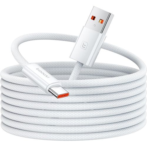 AYU-Cable USB C 2 M, Câble de Charge Nylon Tressé Cable USB A vers USB C pour iPhone 16 Pro Max, Samsung S24 S23 S22, Huawei Mate 60/50, Honor, Xiaomi