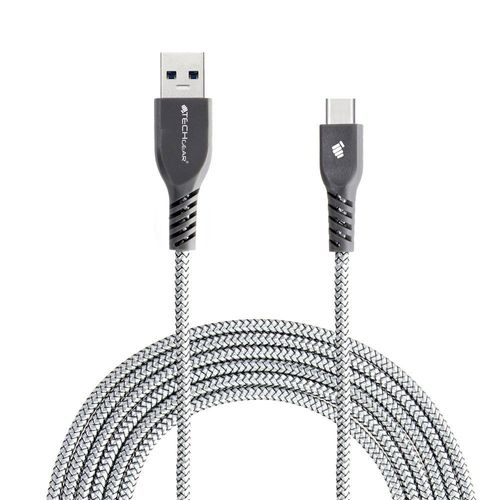 Ayu-Usb C Câble Chargeur (2m) Pour Appareils Usb Type C Samsung Tab A8 10.5, Tab A7 Lite 2021, Tab A7 10.4, Tab S7 Fe/Plus, Tab S8, Tab S6 Lite, Tablette Lenovo Tab P11 Plus, M10/Plus [Argent]