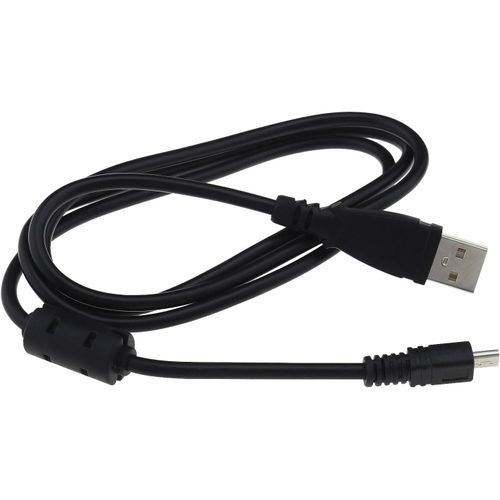 AYU-Câble USB de charge et de transfert de données pour appareil photo Panasonic Lumix DMC-TZ60 et TZ61 Noir 1 m