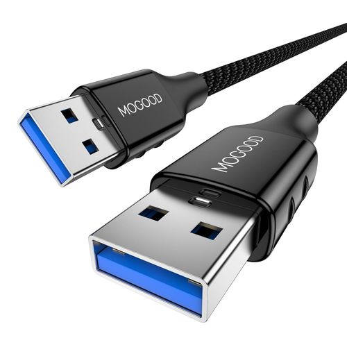 AYU-USB 3.0 a vers a mâle câble USB 3.0 vers USB 3.0 câble USB USB extender pour câble USB mâle vers mâle câble USB vers USB câble USB double tête 3M pour boîtier de disque dur, lecteur DVD
