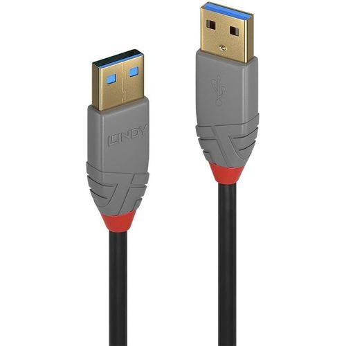 AYU-- Câble USB vers USB 3.2 A/A, Anthra Line 0.5 Mètre, Câble avec Transfert de Données de 5Gbps| Compatible avec TV, Monitor, Tablet, Laptop, Camera | 10 Ans de Garantie