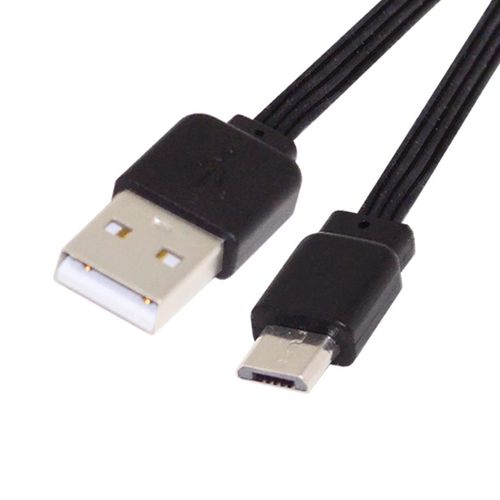 AYU-Cable de donn¿¿es plat plat et fin USB 2.0 type A male vers micro USB male pour FPV, disque et t¿¿l¿¿phone 13 cm