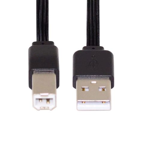 AYU-Câble plat FPC USB 2.0 type A mâle vers type B mâle pour scanner, disque et imprimante 13 cm