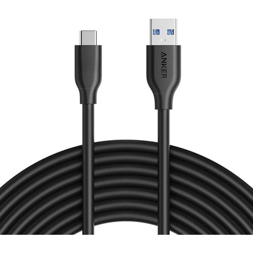 AYU-PowerLine Câble USB C vers USB 3.0 avec Résistance 56k ohms [3 m] pour Appareils USB Type C (nouveau MacBook, ChromeBook Pixel, Nexus 5X/6P, Nokia N1, OnePlus 2, Galaxy S8/+, MacBook ¿)