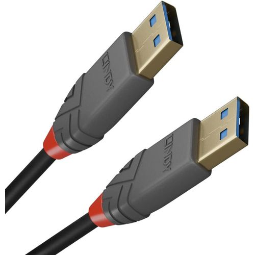 AYU-36751 Anthra Line Câble USB 3.0 type A/A mâle, 1 m, noir