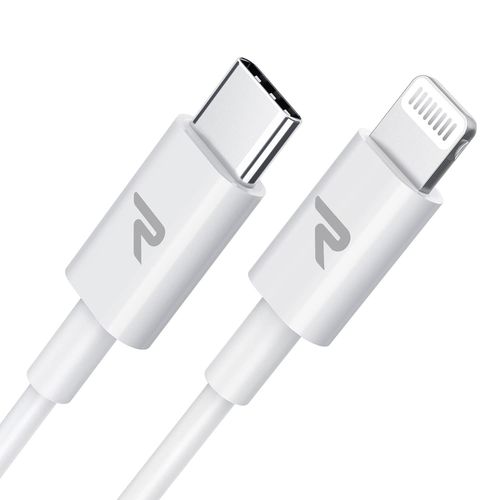 AYU-Cable iPhone USB C, Cable iPhone¿MFi Certifié C94¿, Cable USB C vers Lightning 1M, Cable iPhone Charge Rapide iPhone Chargeur PD 3.0 pour iPhone 14/13/12/11/Pro Max/XS/XR/X, iPad- Blanc