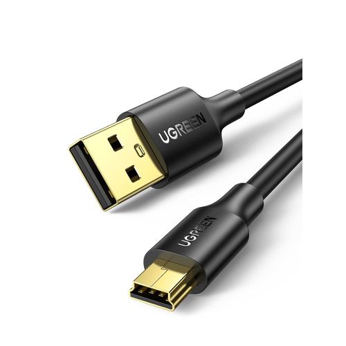 AYU-Câble Mini USB 2.0 Cable Type A vers Mini-B Charge et Sync Compatible avec Manette PS3 Calculatrice TI 83 Canon EOS 700D Nikon D3100 Appareil Photo Disque Dur GPS Hero 4 Black (3M)