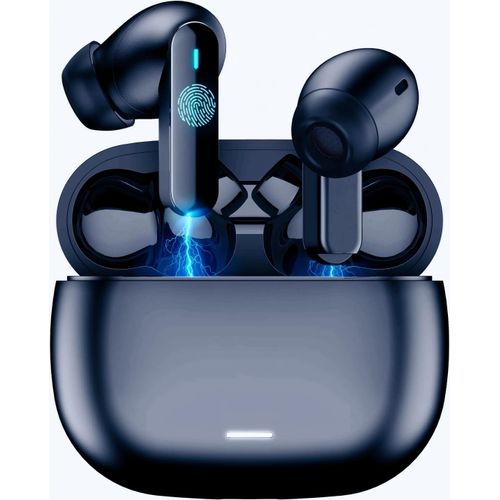 AYU-Écouteurs sans Fil,Écouteurs bluetooth sans fil,Temps de Lecture de Cycle 30h TWS Casque avec boîtier de Charge et Microphone,écouteurs stéréo,Écouteurs Étanches Sportifs,oreillette bluetooth san