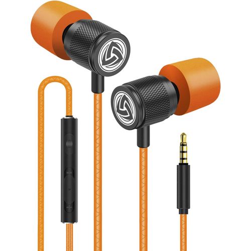AYU-Ultra Écouteurs Intra-Auriculares, Garantie 5 Ans Écouteur avec Microphone et Contrôle du Volume, Aigus et Graves Équilibrés, Nouvelle Mousse à Mémoire de Forme, Earphones pour Ordinateur