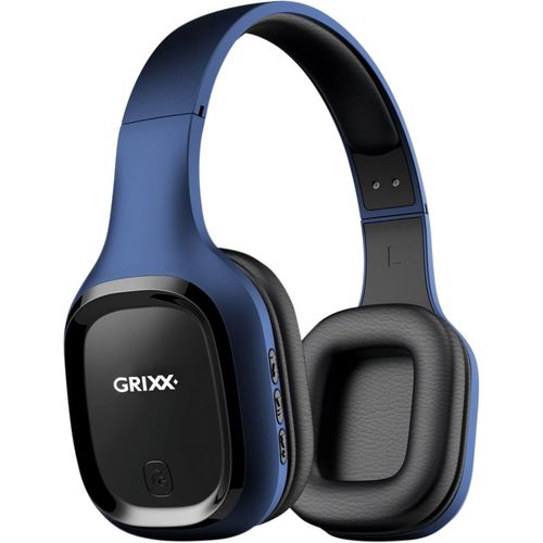 AYU-Casque sans Fil Overband Bluetooth 5.0 Bleu, avec câble de Charge USB et câble Audio Jack 3.5mm