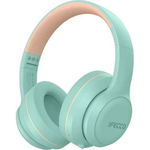 AYU-IFECCO Casque Bluetooth sans Fil,Bluetooth Écouteurs avec Microphone,Casque Stéréo Bluetooth Pliable sur Les Écouteurs pour Téléphones De Voyage Ordinateur Portable