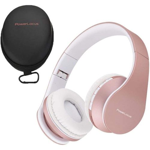 AYU-Casque Bluetooth sans Fil, Pliable Casque Audio Stéréo, Oreillette Bluetooth avec Micro Intégré/Micro SD/FM Radio pour Téléphones/PC/Tablettes/TV