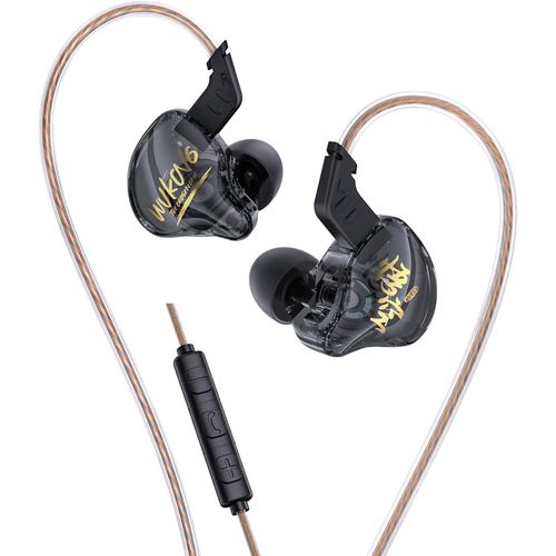 AYU-KBEAR MONKIE K01 Écouteurs de Jeu filaires 1DD écouteurs filaires léger avec Prise de 3,5 mm Casque Intra-auriculaire HiFi pour PC, PS5, Xbox, Switch