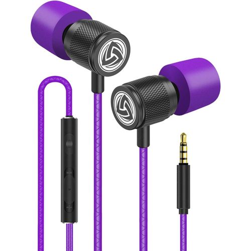 AYU-Ultra Écouteurs Intra-Auriculares, Garantie 5 Ans Écouteur avec Microphone et Contrôle du Volume, Aigus et Graves Équilibrés, Nouvelle Mousse à Mémoire de Forme, Earphones pour Ordinateur