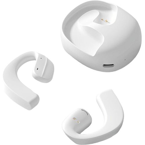 AYU-Écouteurs sans Fil Bluetooth 5.3 Écouteurs à Conduction Osseuse Hybrides Open Ear avec Son HiFi Stéréo Casques sans Fil Résistants à la Sueur