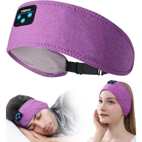 AYU-Écouteurs de Sommeil, Bandeau Bluetooth Réglable Sans Fil, Écouteurs De Musique de Sommeil Lavables, Gadgets Technologiques Pour Dormeurs Latéraux, Entraînement, Jogging, Yoga, Insomnie, Voyage