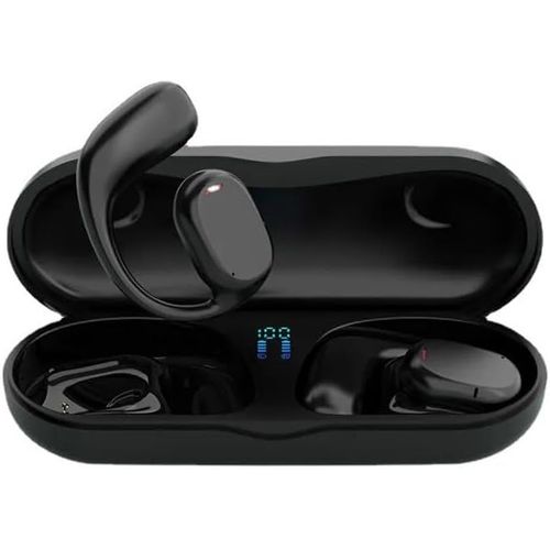 AYU-kpfight Casque Bluetooth Sport, 48 Heures Sans Fil Sport Affichage LED/Appel HD/5.3Écouteurs Sans Fil avec Charge Rapide USB-C/Ajustement Confortable Running Écouteurs Bluetooth Annulation du Bru