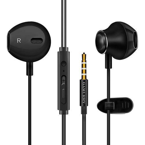AYU-Écouteurs, écouteurs avec Annulation du Bruit, écouteurs Intra-Auriculaires Basses puissants Haute définition avec Microphone et contrôleur, Casque stéréo 3,5 mm pour Samsung, Xiaomi