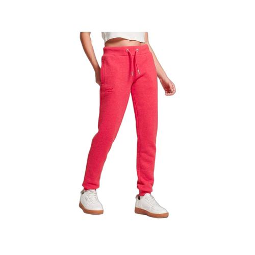 Jogging Superdry Essential Logo Femme Rose