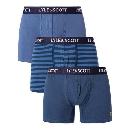 Lyle & Scott Lot De 3 Boxers Ethan, Bleu