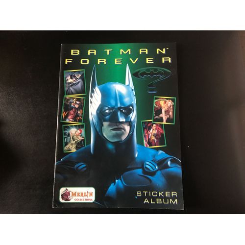 Batman Forever - Sticker Album - Merlin Collections - 1995 (Album Intact)
