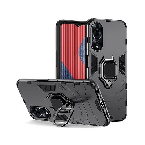 Couverture Militaire Défendre 3x1 Anti-Impact Phonecare Pour Oppo A58 4g - Le Noir