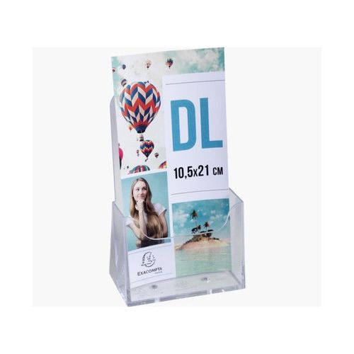 Distributeur - Présentoir - Prospectus - Dl - 1 Compartiment - Transparent