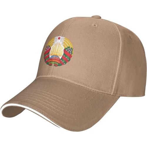 Blason Réglable De La Biélorussie Casquette De Baseball Hommes Et Femmes Décontracté Langue De Canard Chapeau Casquette