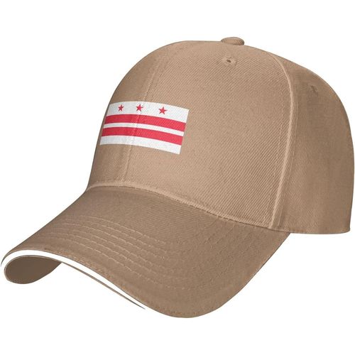 Casquette De Baseball Drapeau Du District De Columbia Pour Hommes Et Femmes, Chapeau Décontracté En Langue De Canard