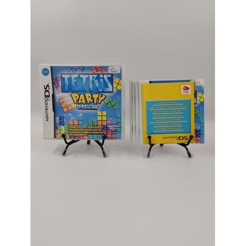 Jeu Nintendo Ds Tetris Party Deluxe En Boite, Complet + Vip Non Grattés (Tranche Légèrement Décolorée)