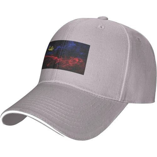 Casquette De Baseball Réglable Avec Drapeau De Fumée Du Liechtenstein, Chapeau Décontracté En Langue De Canard Pour Hommes Et Femmes