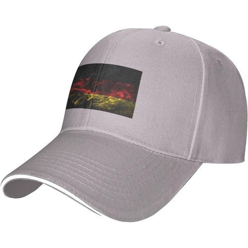 Casquette De Baseball Avec Drapeau De Fumée Réglable Pour Hommes Et Femmes, Chapeau Décontracté En Langue De Canard