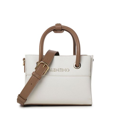 Sac Cabas Alexia Valentino VBS5A805 Bianco/Cuoio