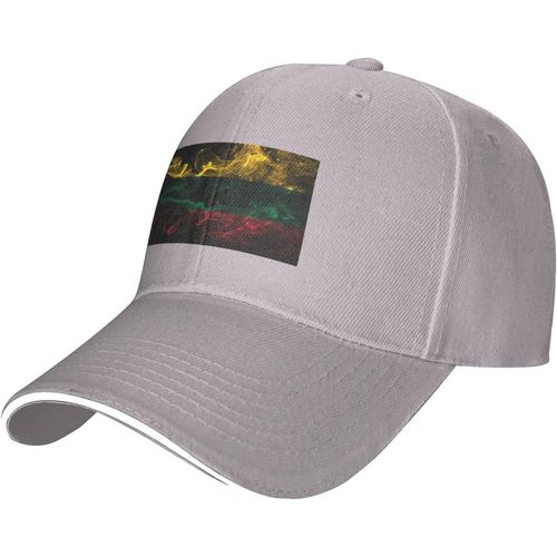 Casquette De Baseball Réglable Drapeau De Fumée De Lituanie Pour Hommes Et Femmes, Chapeau Décontracté En Langue De Canard